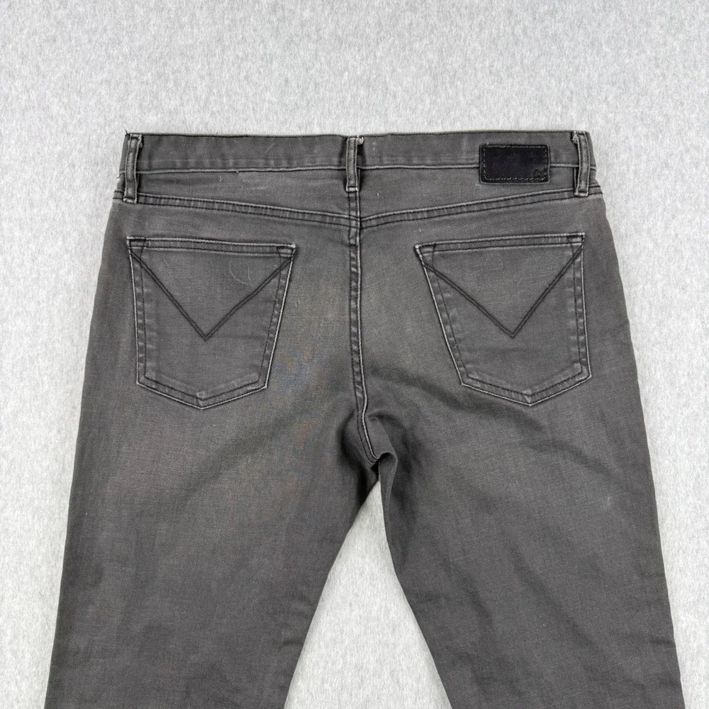 John Varvatos Jeans Mens 34x30 Gray Bowery Slim Straight Made in USA‎ Casual